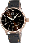 Zeno Watch Super Oversized Big Date Navigator brown