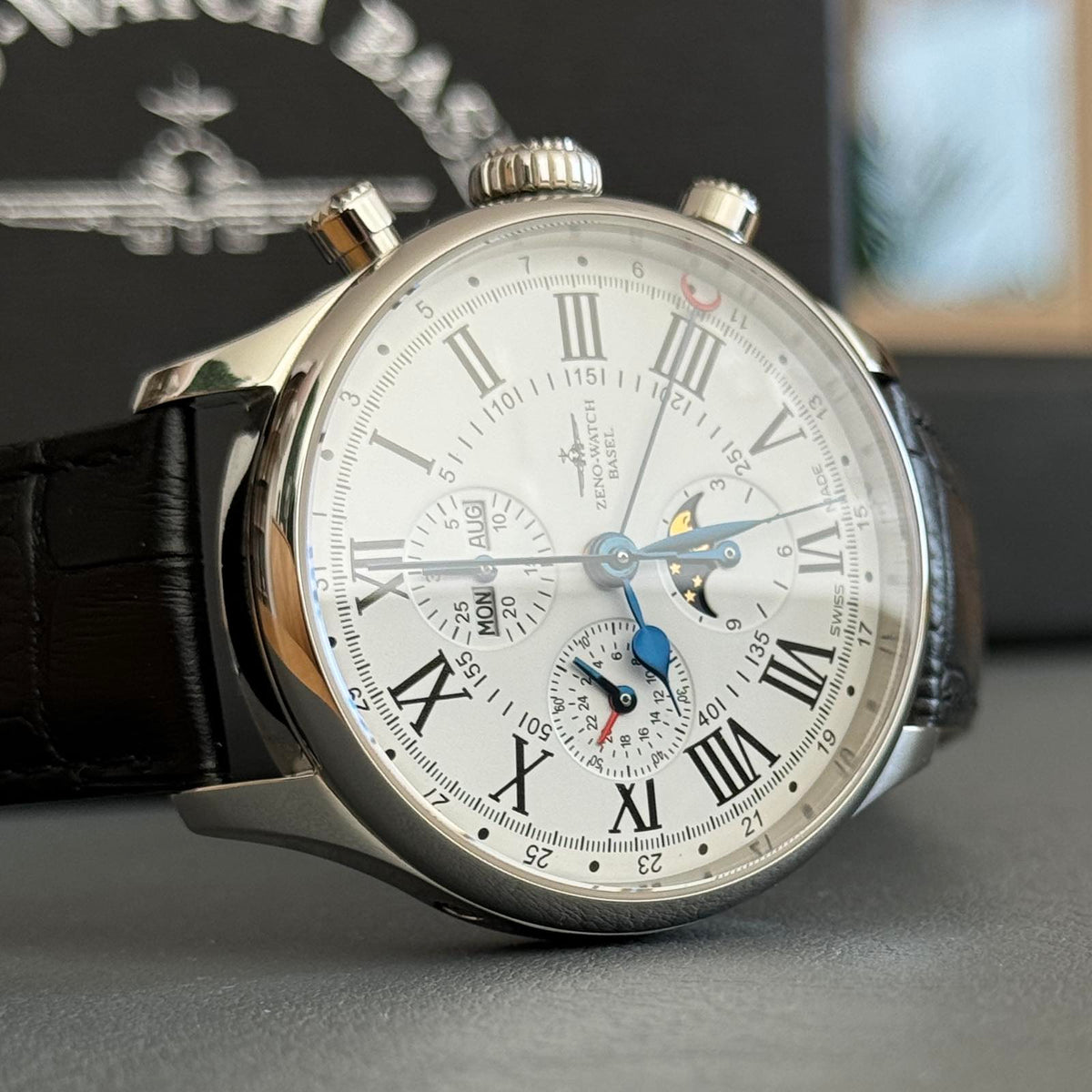 Zeno Watch Godat II Fullcalendar Chronograph Roma