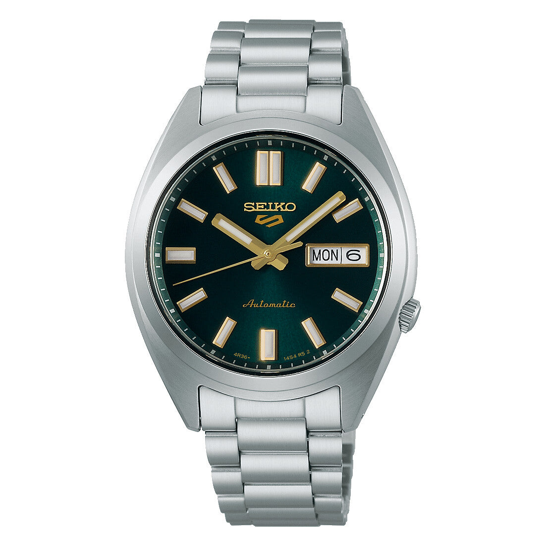 Seiko 5 Sports SNXS Automatic Green Tie