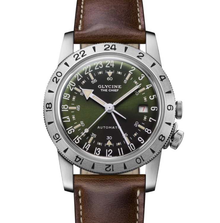 Glycine GL0305 Airman Vintage The Chief GMT 40