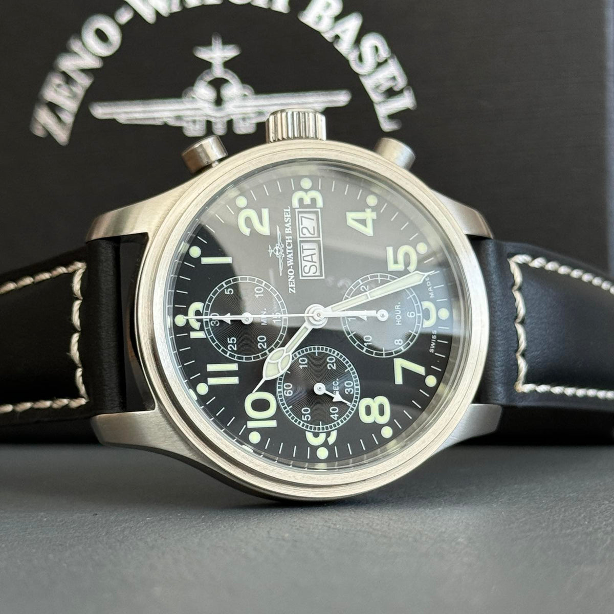 Zeno Watch NC Pilot Chronograph Day-Date
