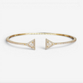 Messika Thea Skinny Armreif aus 18K Gelbgold mit Diamanten