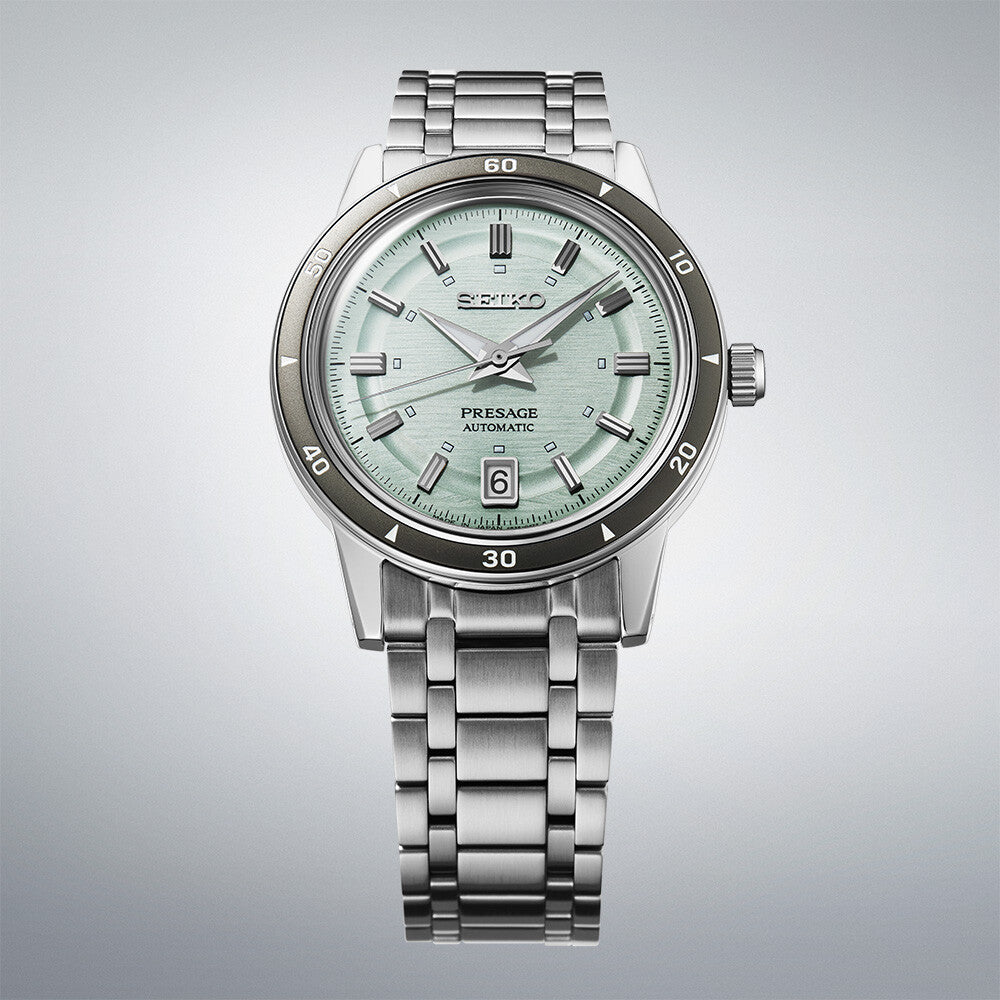 Seiko Presage Style 60's Automatik Eisgrün 39.5mm