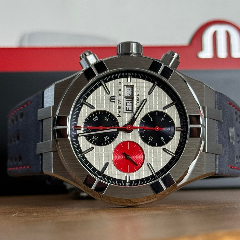 Maurice Lacroix AIKON Automatic White Dial Stainless Chronograph