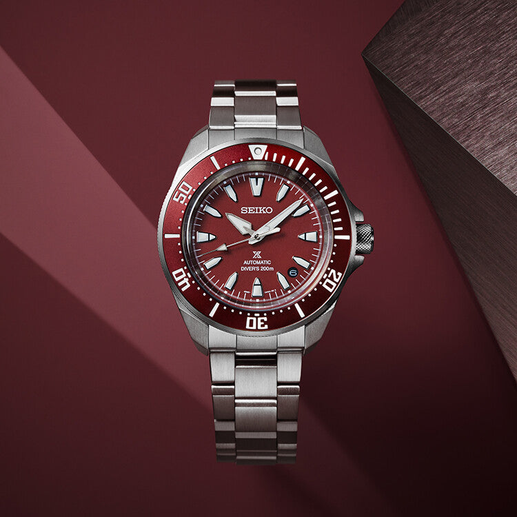 Seiko Prospex Automatik Diver´s Slim Samurai Rot
