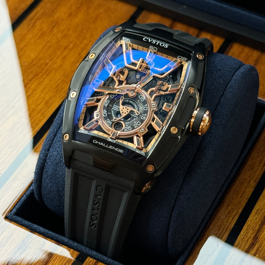 Cvstos Challenge JETLINER PS BLACK TITANIUM/BLACK DIAL/5N COMP