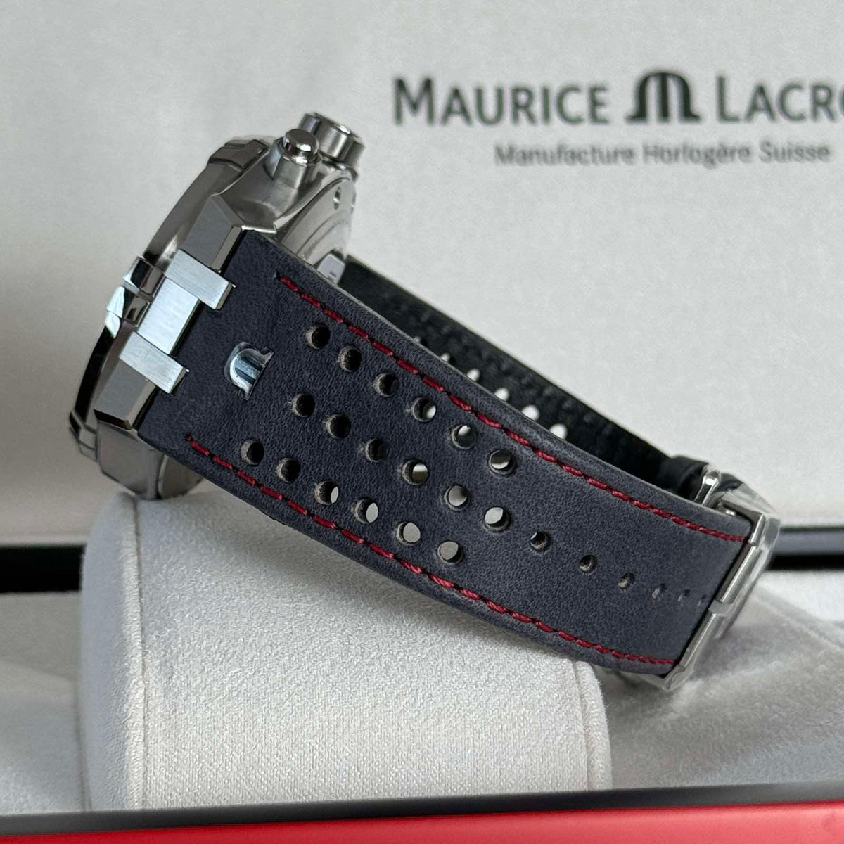 Maurice Lacroix AIKON Automatic White Dial Stainless Chronograph