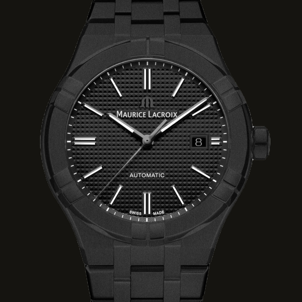 Maurice Lacroix Aikon Automatik 42mm Keramik schwarz