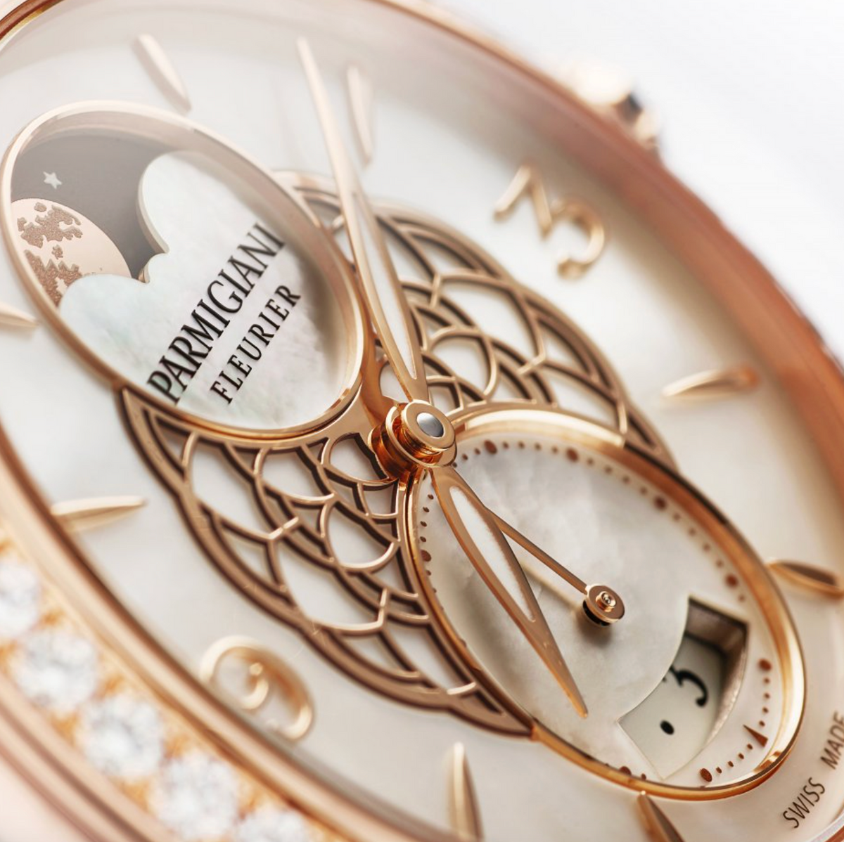 Parmigiani Fleurier Tonda Selene 18k Rose Gold 36mm