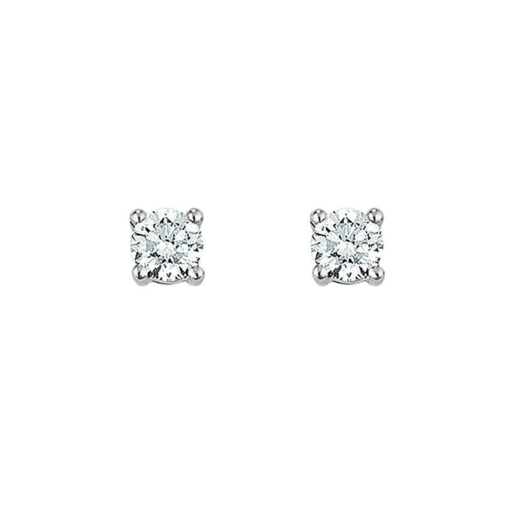 Ohrstecker 18 KWeissgold mit Diamanten, 0.20 ct.