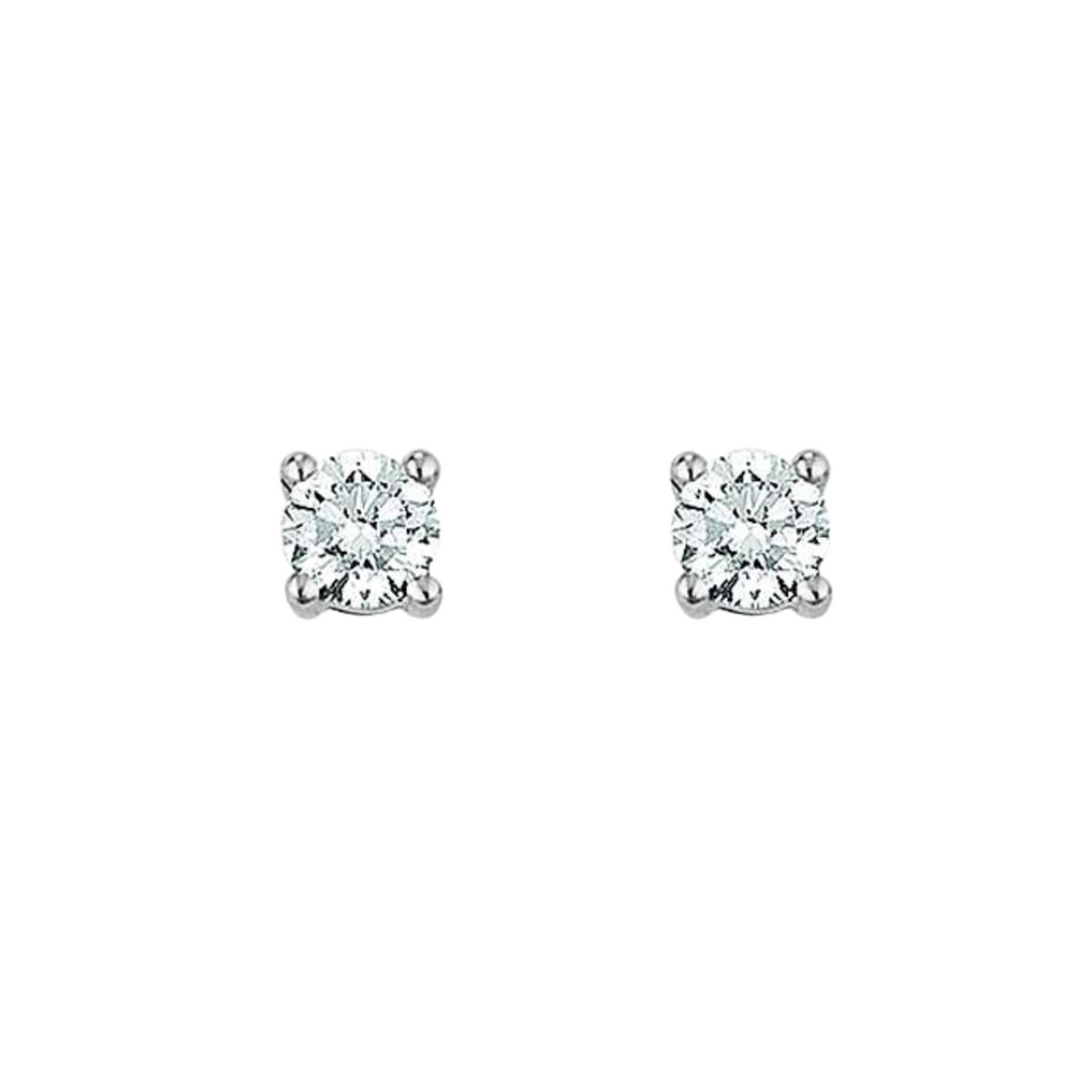Ohrstecker 18 KWeissgold mit Diamanten, 0.20 ct.