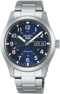 Seiko 5 Sports Automatik Day-Date Silbrig / Blau