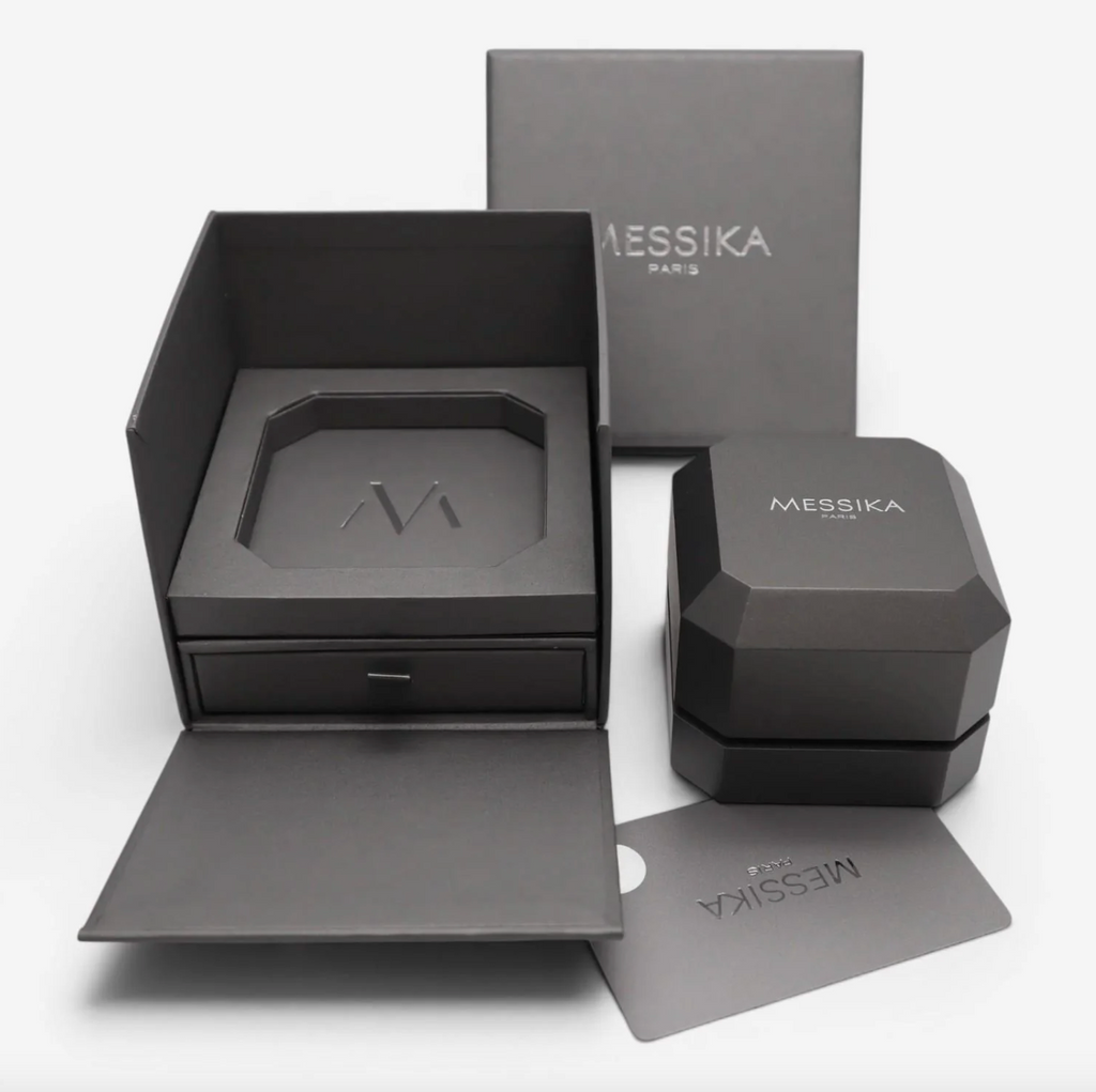 Messika Thea Skinny Armreif aus 18K Weissgold mit Diamanten
