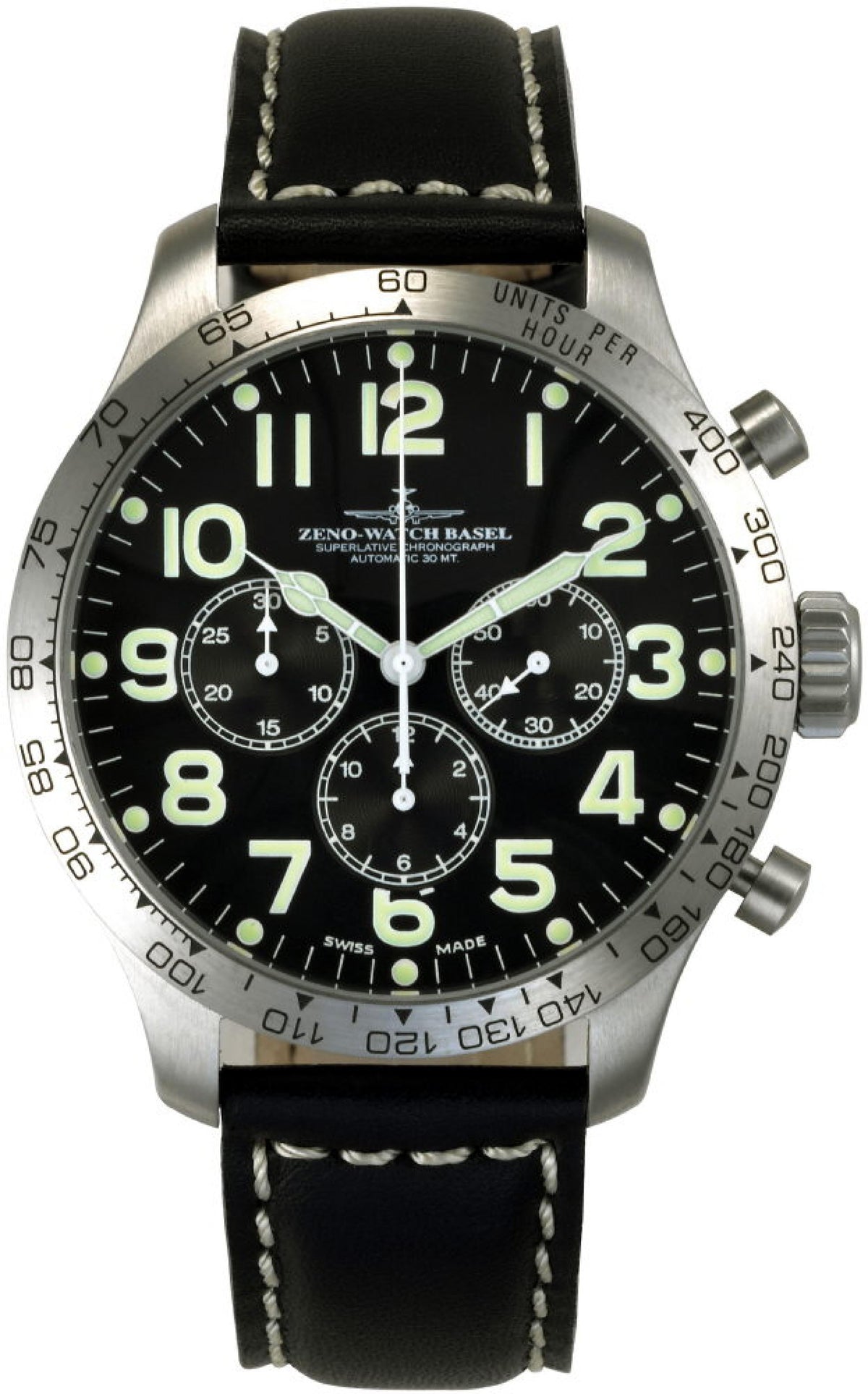 Zeno Watch OS Tachymeter Pilot Chronograph 2020