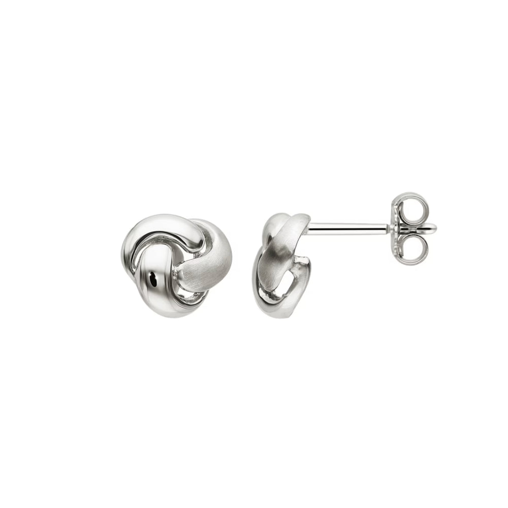 Ohrstecker 750/18 K Weissgold Ø 8.0mm