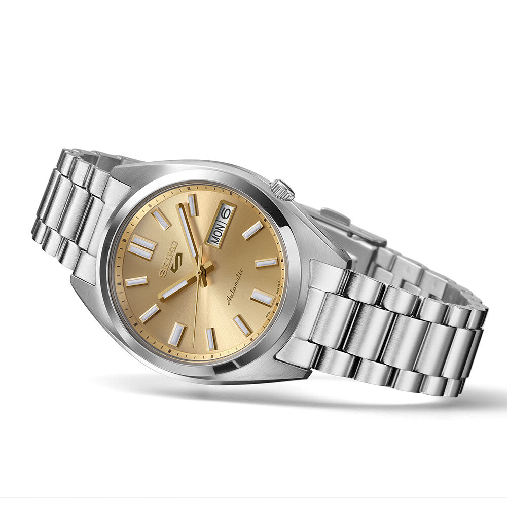 Seiko 5 Sports SNXS Automatic Gold