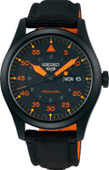 Seiko 5 Sports Automatik Day-Date Schwarz / Orange