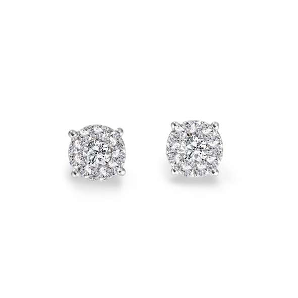 Ohrstecker Fantasy 18K/750 Weissgold