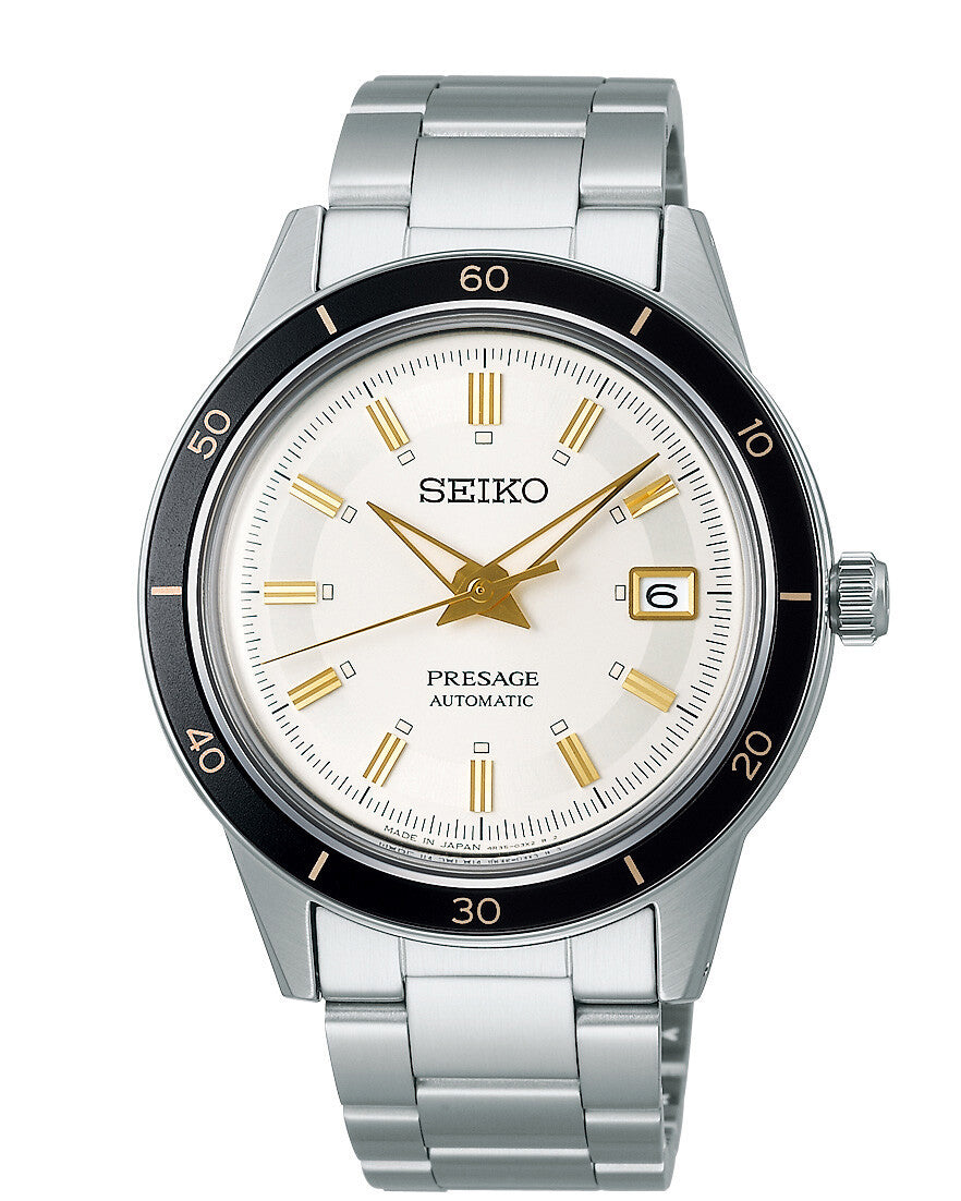 Seiko Presage Style 60's Automatik Silbrig