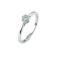 DIAMANTRING WEISSGOLD 18K/750 0.04 CT G SI