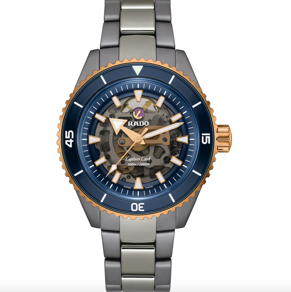 Rado Captain Cook XL High-Tech Ceramic Skeleton