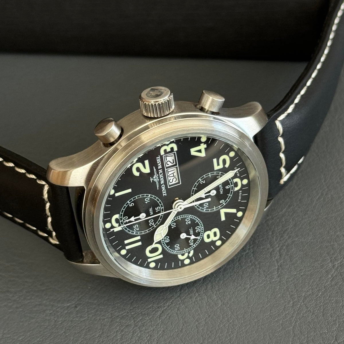 Zeno Watch NC Pilot Chronograph Day-Date