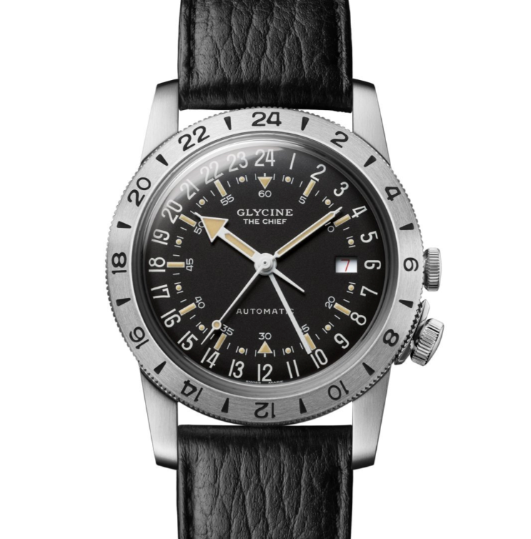 Glycine GL0465 Airman Vintage The Chief GMT 40