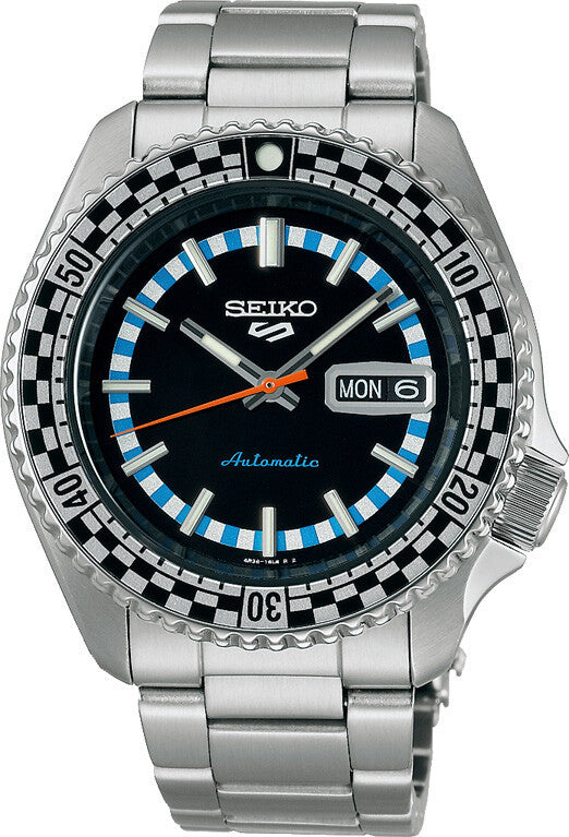 Seiko 5 Sports Retro Color Black & White Special Edition