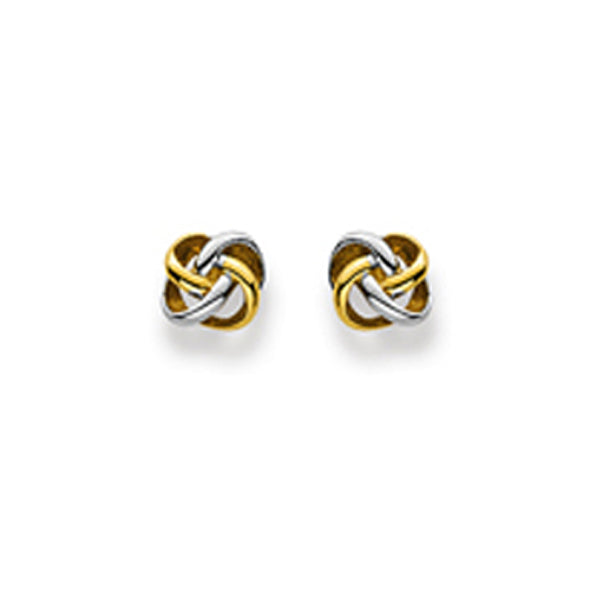 Ohrstecker Gold 750 bicolor