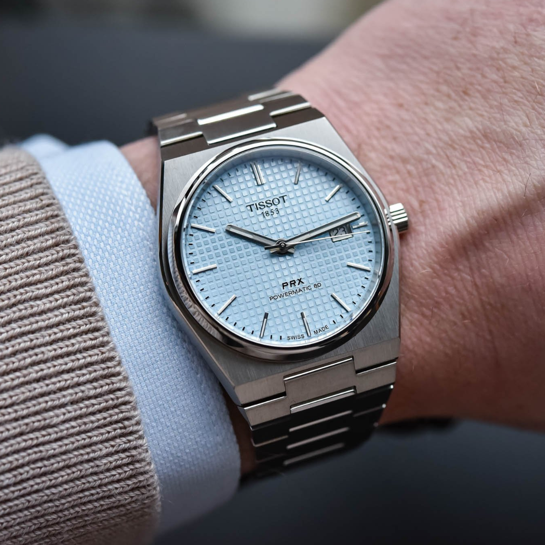 Tissot PRX 40 205 Powermatic 80 Hellblau
