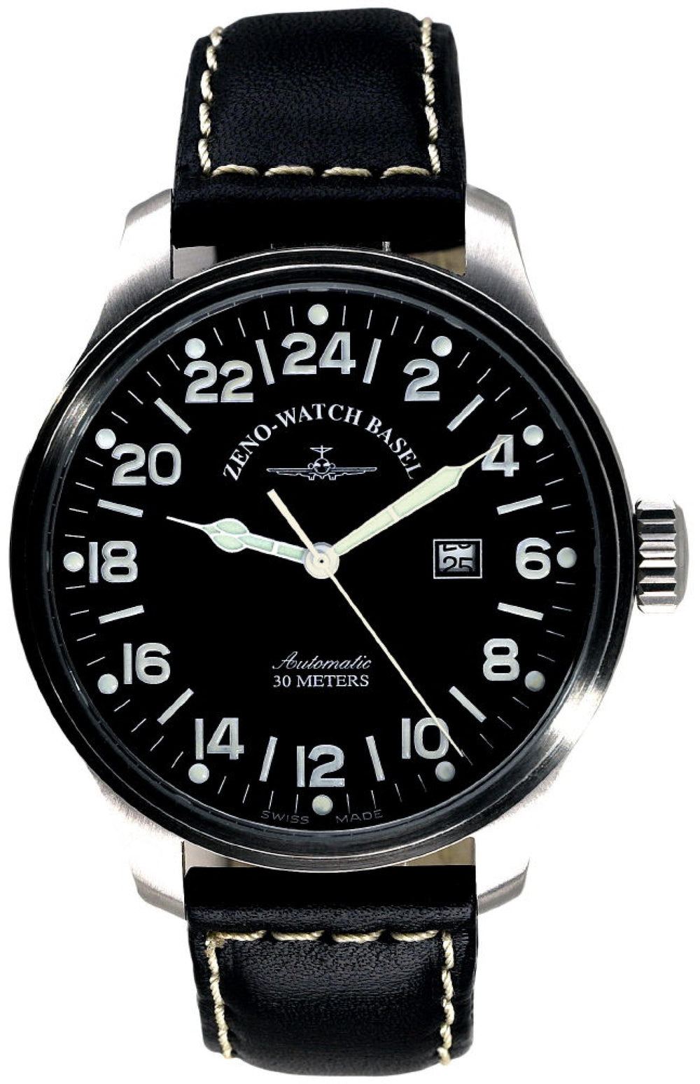 Zeno Watch Oversized Pilot 24 hours