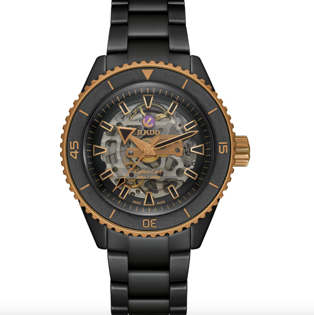 Rado Captain Cook XL High-Tech Ceramic Skeleton