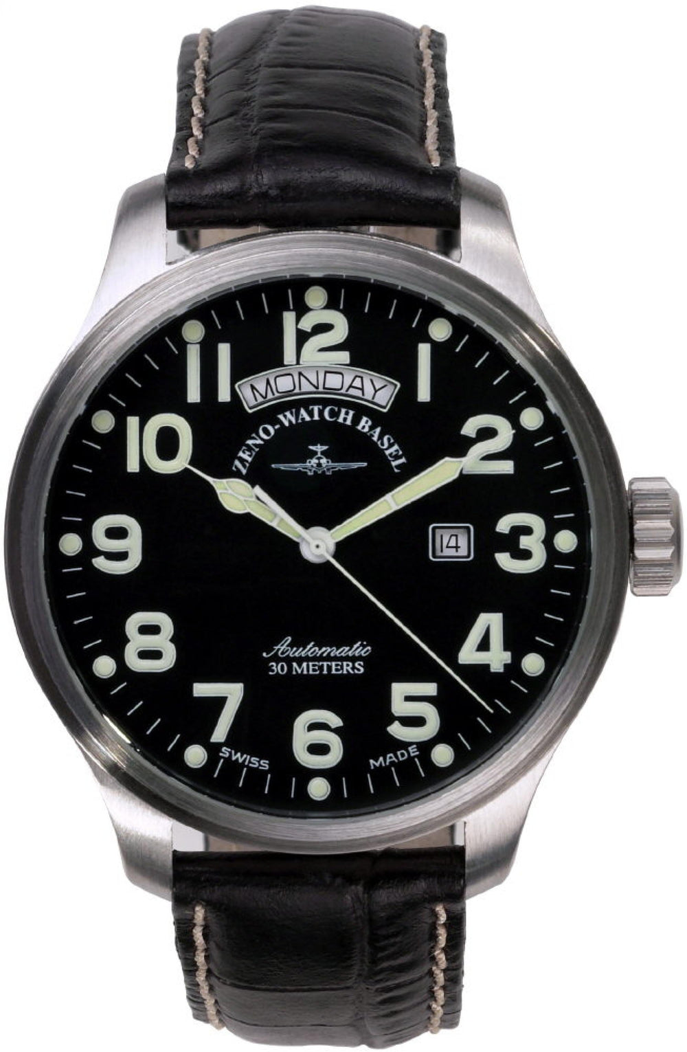 Zeno Watch Oversized Pilot Big Day