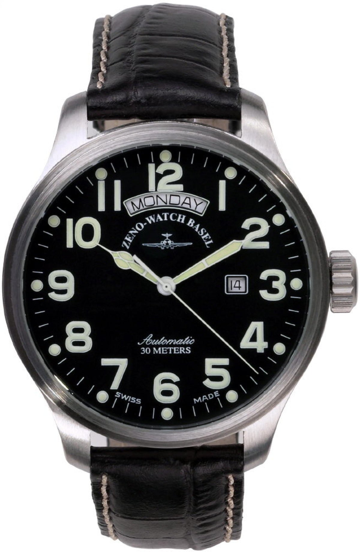 Zeno Watch Oversized Pilot Big Day