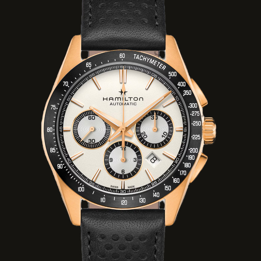 Hamilton Jazzmaster Performer Auto Chrono Schwarz 42mm
