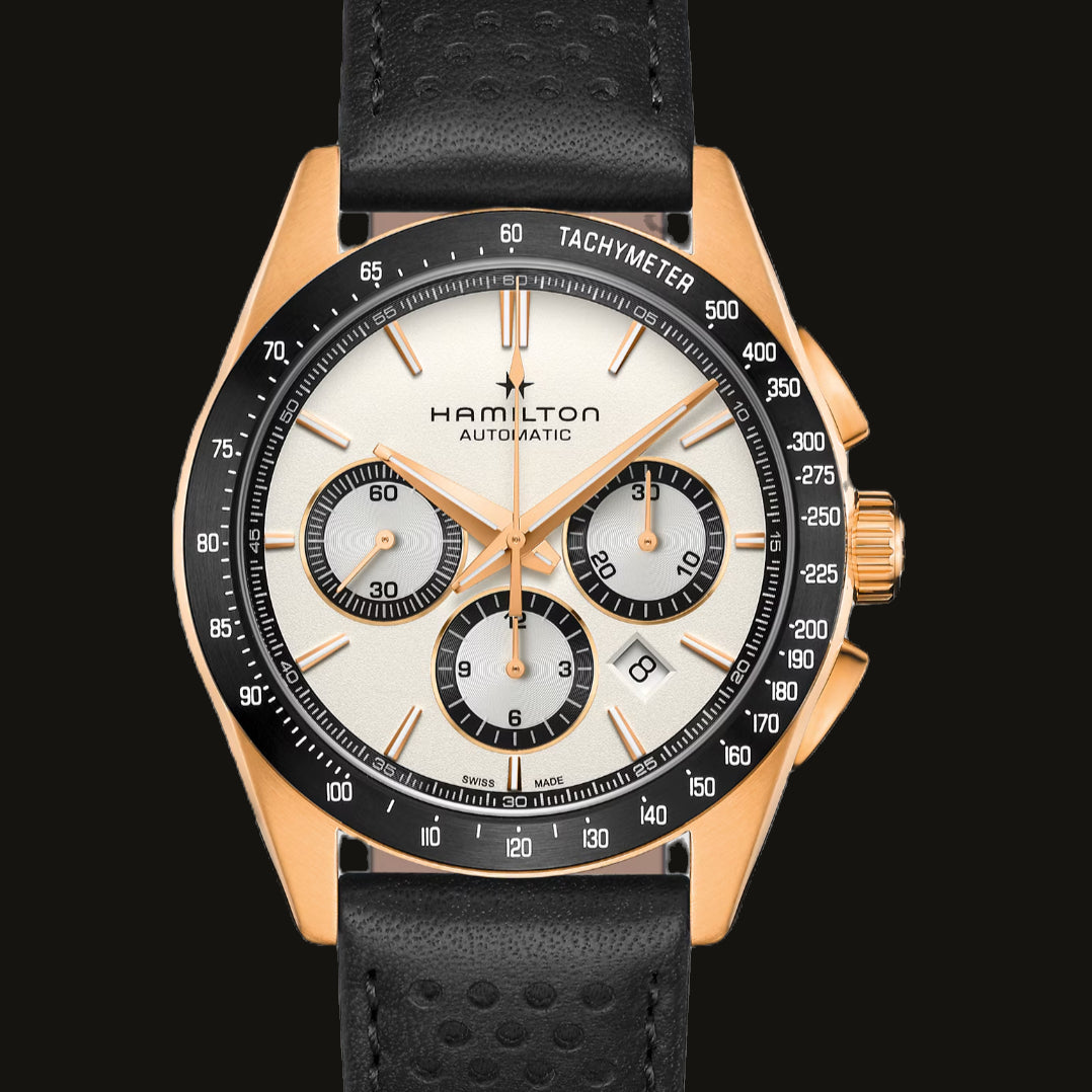 Hamilton Jazzmaster Performer Auto Chrono Schwarz 42mm