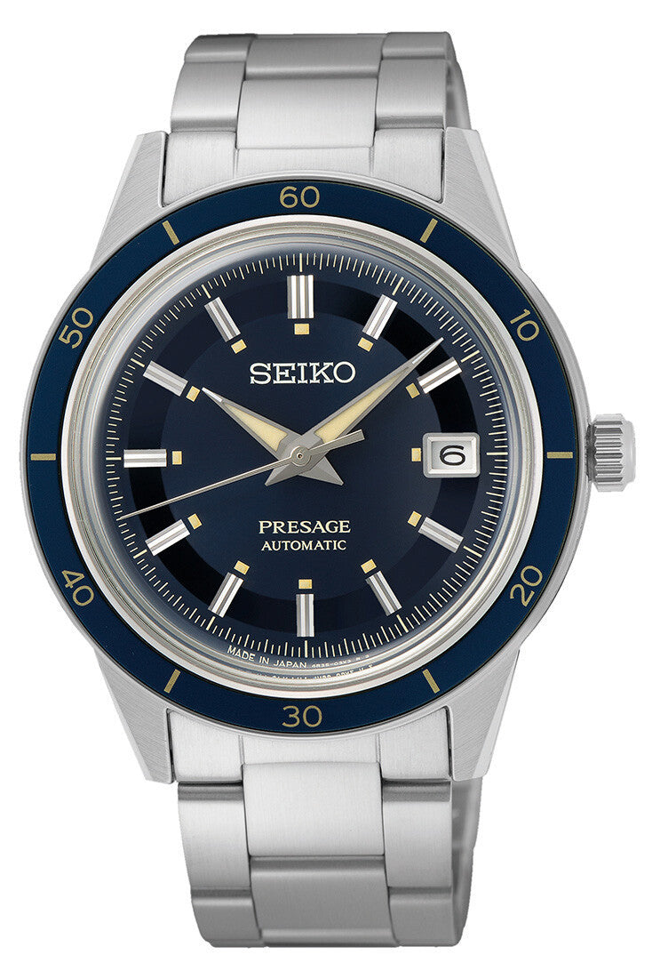 Kopie von Seiko Presage Style 60's Automatik Blau