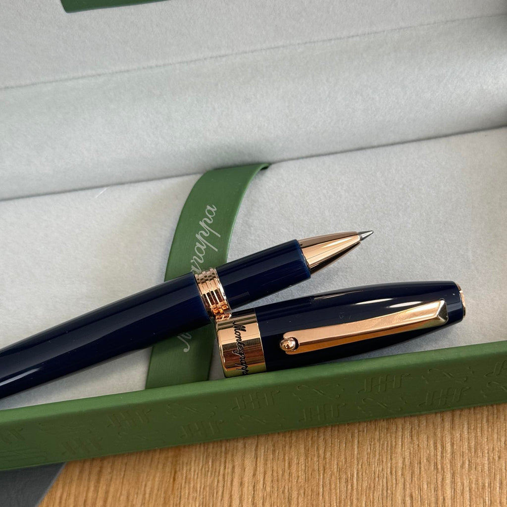 Montegrappa Fortuna Blauer Rollerball Stift