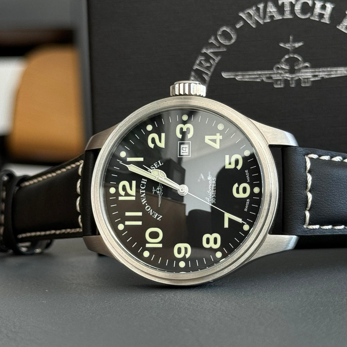 Zeno Watch Oversized Pilot Automatic