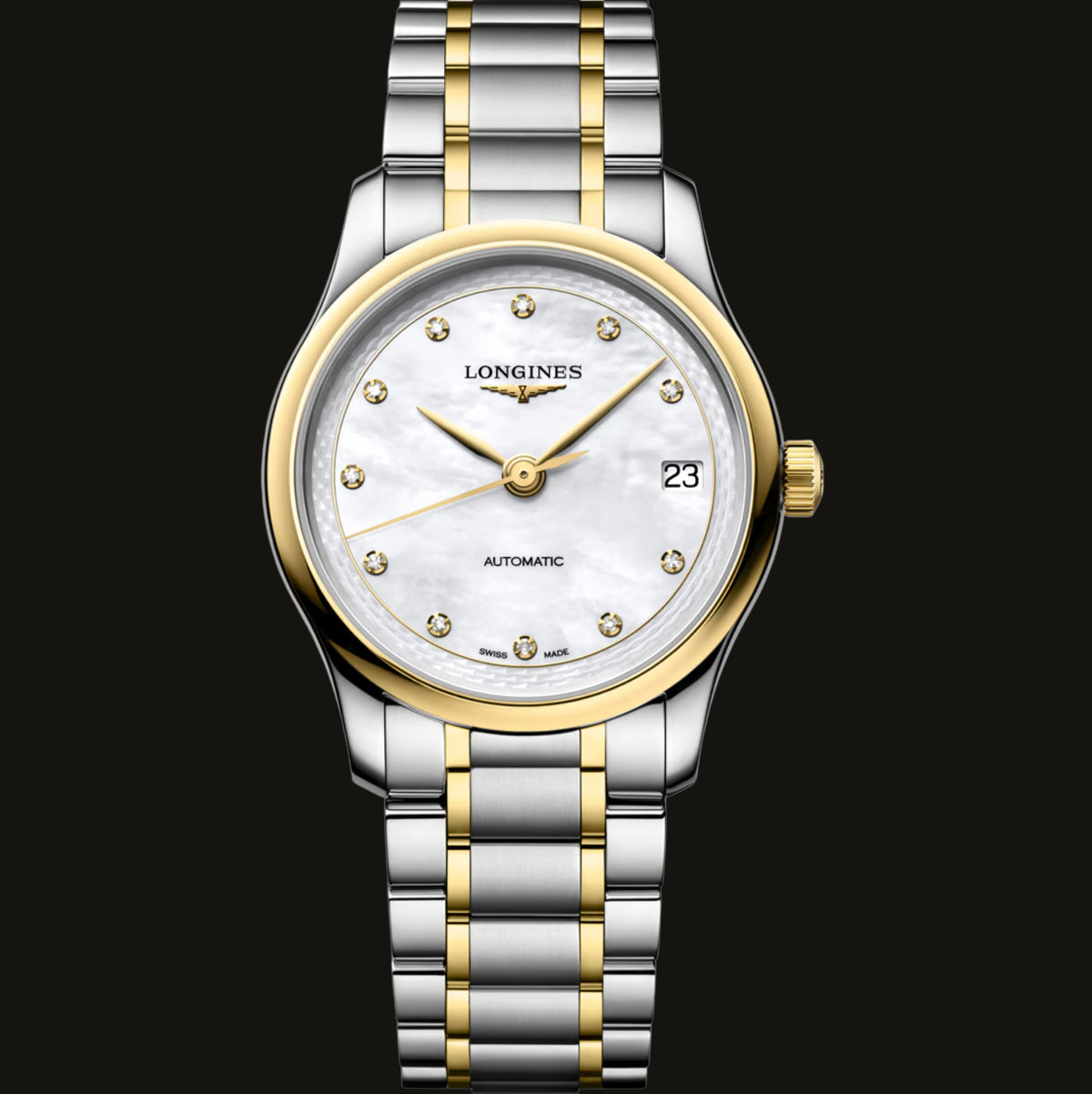 Longines Master Collection 34mm Bicolor Perlmutt