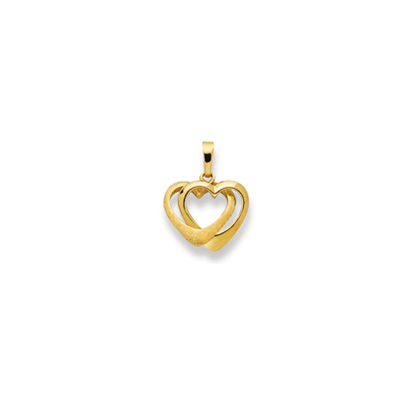 Anhänger Herz 750/18K Gelbgold
