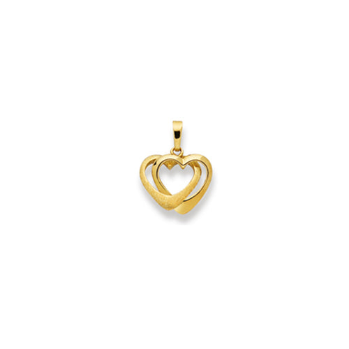 Anhänger Herz 750/18K Gelbgold