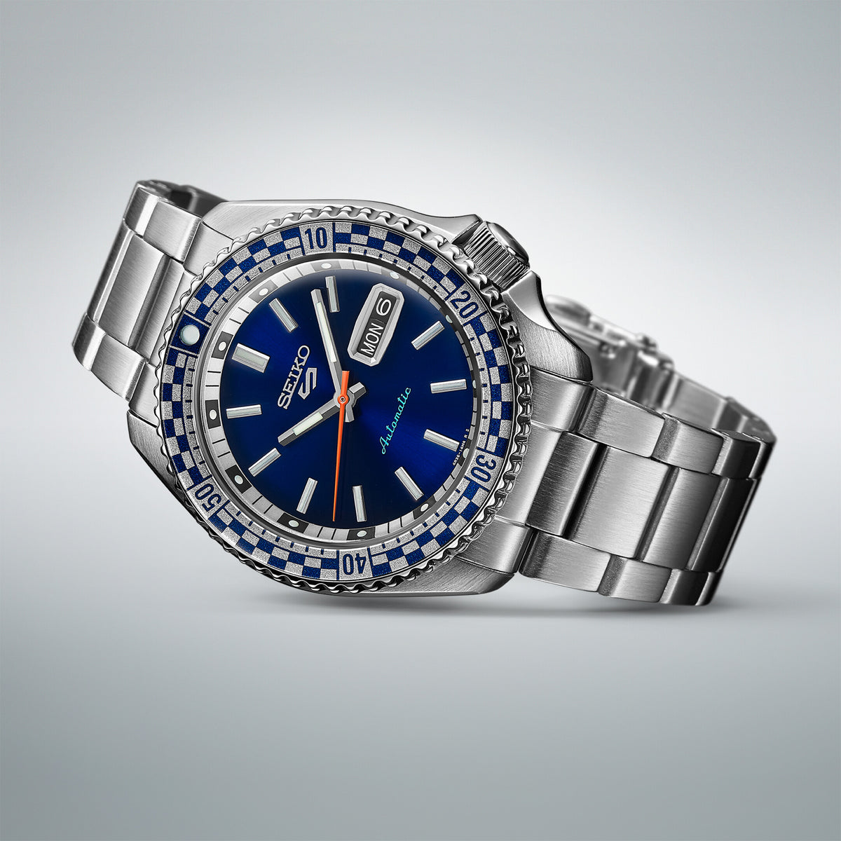 Seiko 5 Sports Retro Color Petrol Blue Special Edition