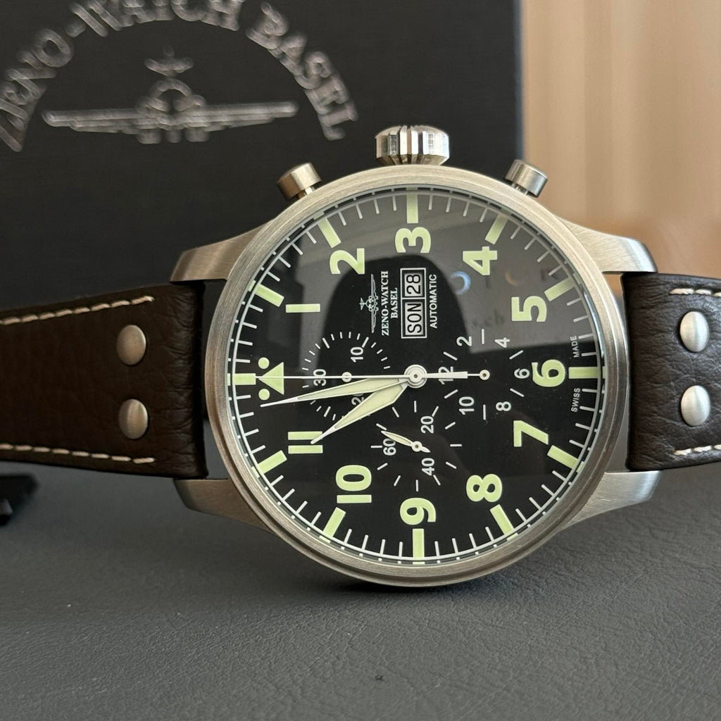 Zeno Watch Giant Pilot Navigator Chronograph