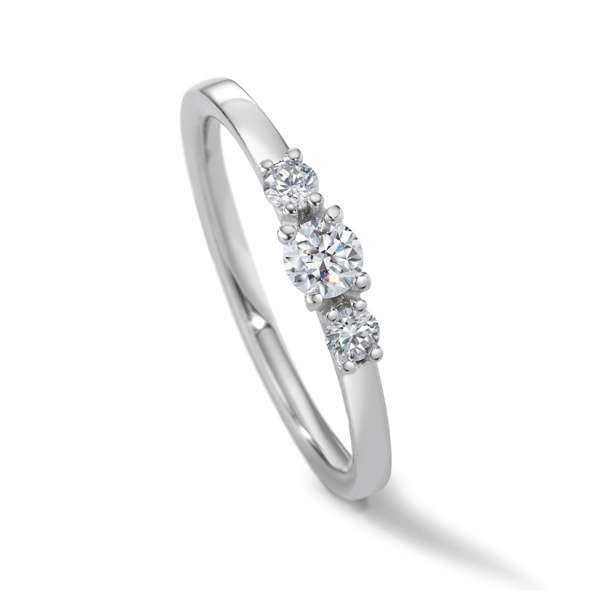 Trilogy Damenring Gold 18K/750 Weissgold