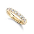 Memoire Ring halbgefasst 18K/750 gelbgold