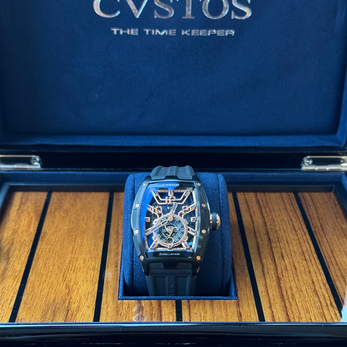 Cvstos Challenge JETLINER PS BLACK TITANIUM/BLACK DIAL/5N COMP