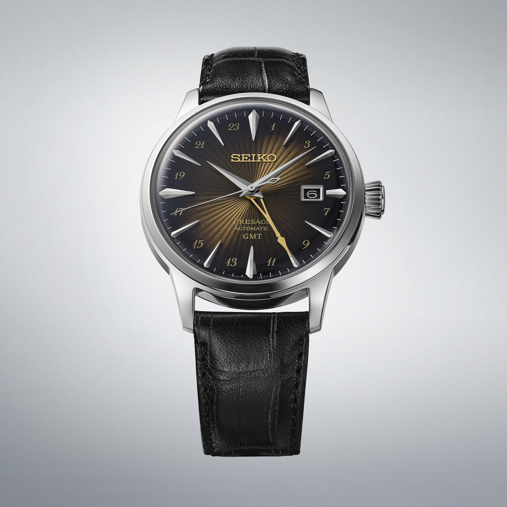 Seiko Presage Automatik GMT Rusty Nail Cocktail Time