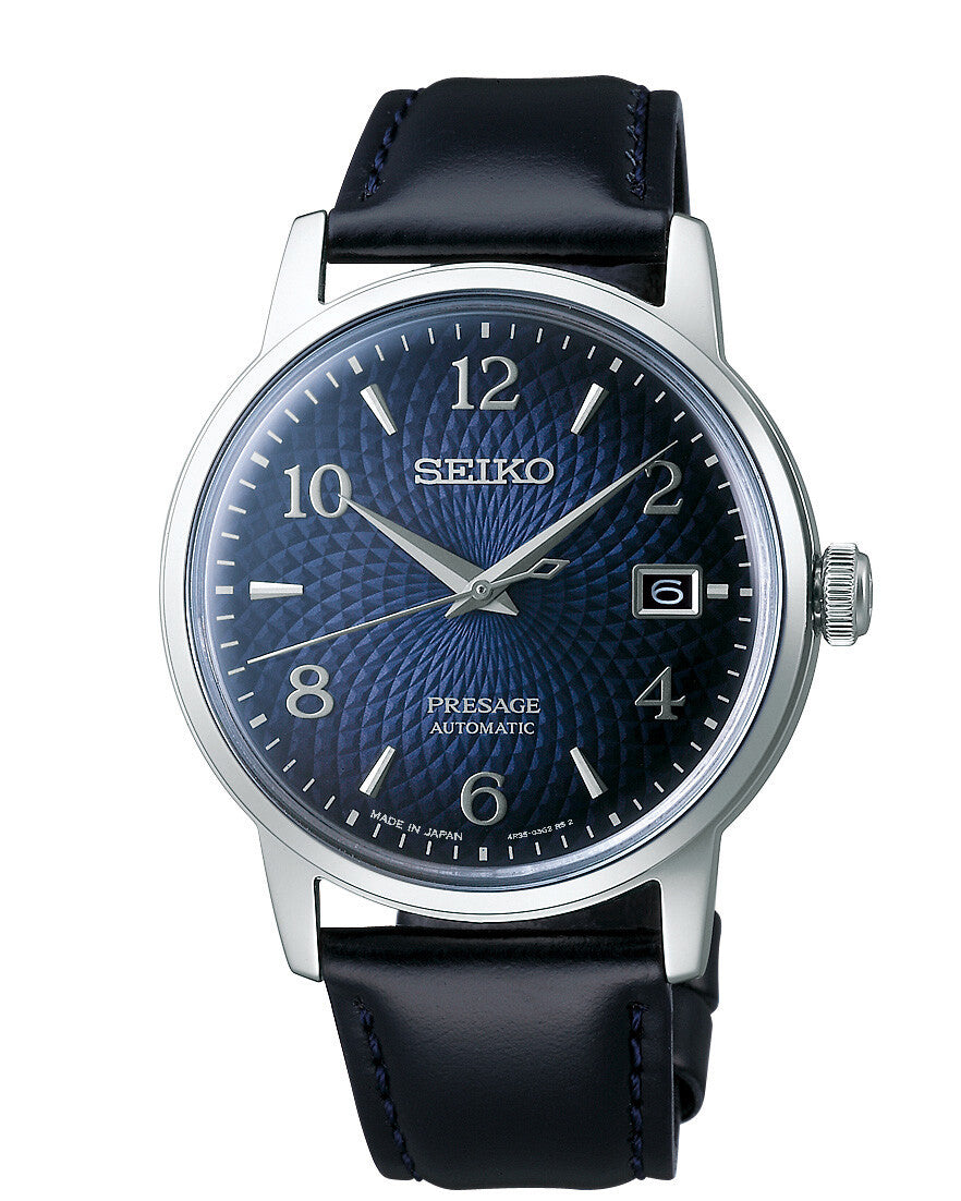 Seiko Presage Automatik Old Clock Cocktail Time