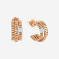 K Di Kuore Creolen 18 Kt Roségold mit Diamanten 461807